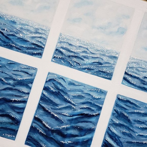 Original watercolor seascape painting | 16x20 - Picture 2 of 2